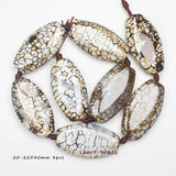 10-40mm Leopard Pattern Dzi Agate Beads for Jewelry Making