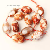 10-40mm Leopard Pattern Dzi Agate Beads for Jewelry Making