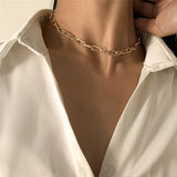 Arrow Choker Necklace Fishbone Chain Jewelry Gift