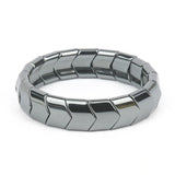 Arrow Hematite Bracelets Men Weight Loss Health Care Stretch Bracelet