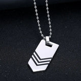 Arrow Pendant Necklace Chain Hip Hop Rock Jewelry Gift