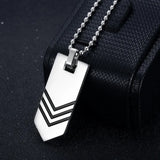 Arrow Pendant Necklace Chain Hip Hop Rock Jewelry Gift