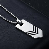 Arrow Pendant Necklace Chain Hip Hop Rock Jewelry Gift