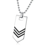 Arrow Pendant Necklace Chain Hip Hop Rock Jewelry Gift