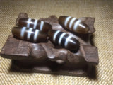 Fengshui Ji 11x28mm Dzi Beads Amulet Loose Beads