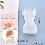 Human Body Candle Epoxy Resin Mold for Aromatherapy Plaster Wax Silicone Mould