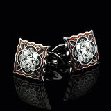 Enamel French Cufflinks Cuff Nails Men's Shirt Cuff Buttons