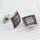 Enamel French Cufflinks Cuff Nails Men's Shirt Cuff Buttons