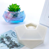 Silicone Flower Pot Mold for DIY Resin Craft - Plant Decorating Mold