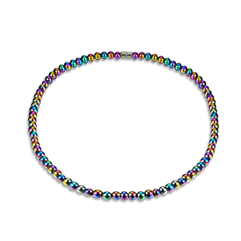 Magnetic Hematite Necklace for Arthritis Pain Relief and Lymph Drainage