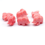 Pink Coral Strawberry Beads 10x12mm for Jewelry Making