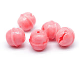 Pink Coral Strawberry Beads 10x12mm for Jewelry Making