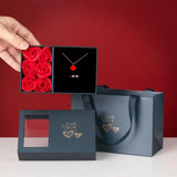 Eternal Rose Jewelry Set Case Wedding Gift