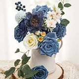 Artificial Flowers Dusty Flowers Combo for DIY Wedding Bridal Bouquets