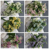 Artificial Plant Babysbreath Berries Home Wedding Decor