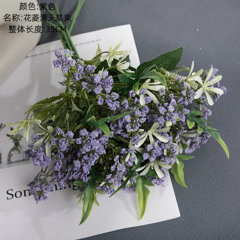 Artificial Plant Babysbreath Berries Home Wedding Decor