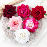 Silk Red Rose Artificial Flowers 10Pcs Home Decoration DIY Craft Wedding