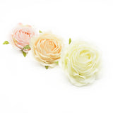 5Pcs Artificial Silk Roses Heads Wedding Christmas Wreath Accessories