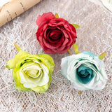 Silk Roses Heads Wedding Flowers Home Party Decor