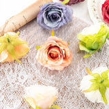 Silk Roses Heads Wedding Flowers Home Party Decor