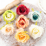Silk Roses Heads Wedding Flowers Home Party Decor