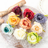 Silk Roses Heads Wedding Flowers Home Party Decor