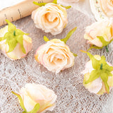 Silk Roses Heads Wedding Flowers Home Party Decor
