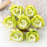 Silk Roses Heads Wedding Flowers Home Party Decor