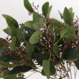 Artificial Green Leaves Tree Branches Christmas Fruit Silk