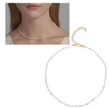 Vintage Dainty Choker Pendant Metal Collar 40cm