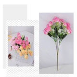 Artificial Roses Long Branch Bouquet DIY Bridal Home Wedding Garden Decor