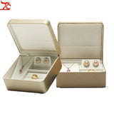 Faux Leather Jewelry Box Set - Display and Storage for Jewelry