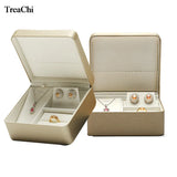 Artificial Leather Jewelry Box Necklace Box Set