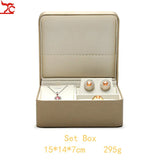 Faux Leather Jewelry Box Set - Display and Storage for Jewelry
