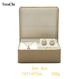 Artificial Leather Jewelry Box Necklace Box Set
