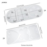 Artist Paint Palette Silicone Mold for Agate Coaster Resin Epoxy