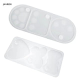Artist Paint Palette Silicone Mold for Agate Coaster Resin Epoxy