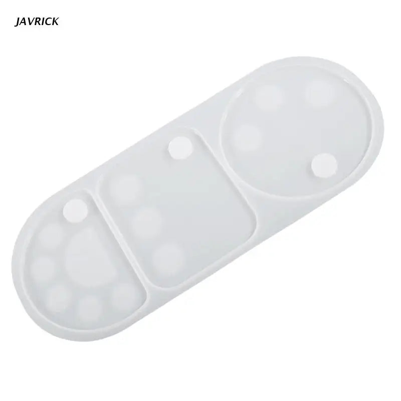Artist Paint Palette Silicone Mold for Agate Coaster Resin Epoxy