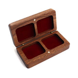 Artistic Ring Box Double Seat Jewelry Container Wedding