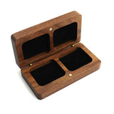 Artistic Ring Box Double Seat Jewelry Container Wedding