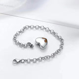 Ash Urn Bracelet Stainless Steel Cremation Funeral Urn Bangle for Ashes