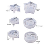 Resin Ashtray with Lid Storage Box Mold for DIY Epoxy Trinket Holder