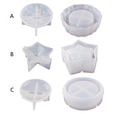 Resin Ashtray with Lid Storage Box Mold for DIY Epoxy Trinket Holder