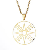 Ashur Pendant Necklace Assyrian Aramean Chain