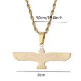 Ashur Pendant Necklaces for Women Men Jewelry Assyrian Aramean Chain