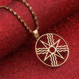 Ashur Pendant Necklace Assyrian Aramean Chain