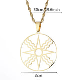 Ashur Pendant Necklaces for Women Men Jewelry Assyrian Aramean Chain