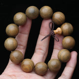 Men's Green Sandalwood Buddhist Rosary Beads