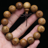 Men's Green Sandalwood Buddhist Rosary Beads