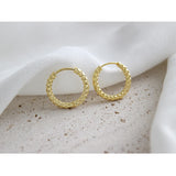 925 Silver Star Hoop Earrings Women's Jewelry Gift idea